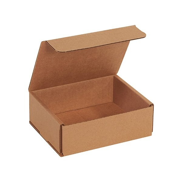 Bsc Preferred 6 x 5 x 2'' Kraft Corrugated Mailers, 50PK M652K - main